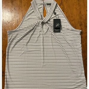 Adrianna Papell Halter Twisted Neck Top NWT​​​